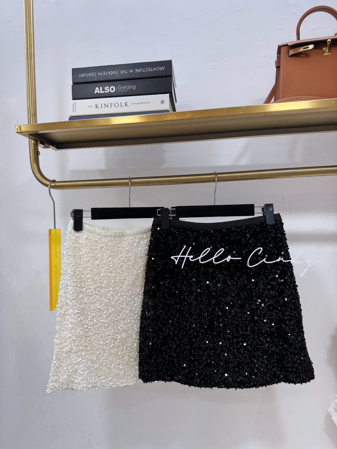 B02081 Cindy包色自留～法式奢華感亮片短褲裙