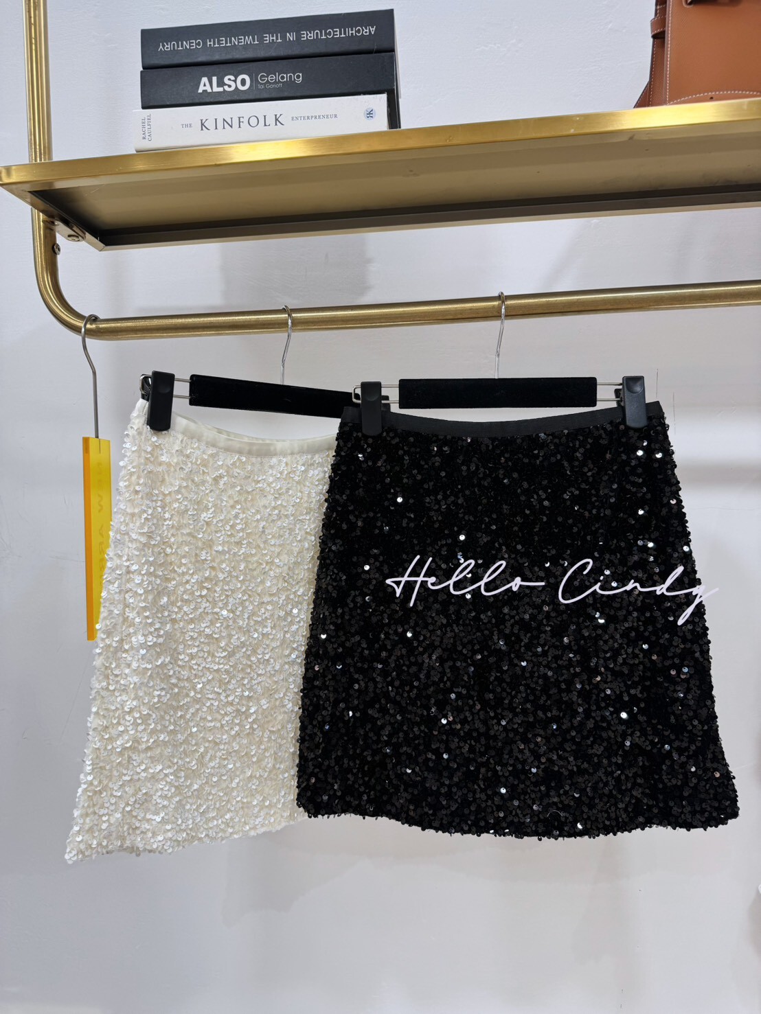 B02081 Cindy包色自留～法式奢華感亮片短褲裙