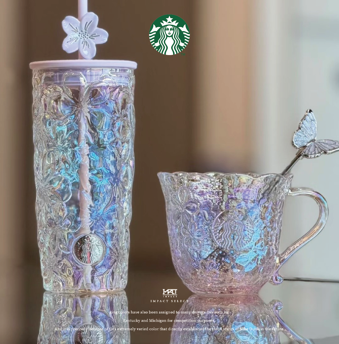 Starbucks 星巴克 暮櫻翩翩 2026春季系列 粉紫 琉璃 玻璃 彩色 透明 水壺 茶杯
