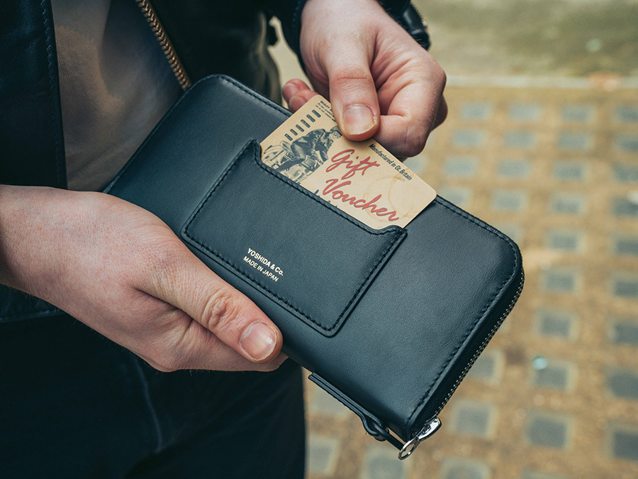 Lewis Leathers x PORTER WAIST BAG 吉田日本限定聯名皮夾長夾