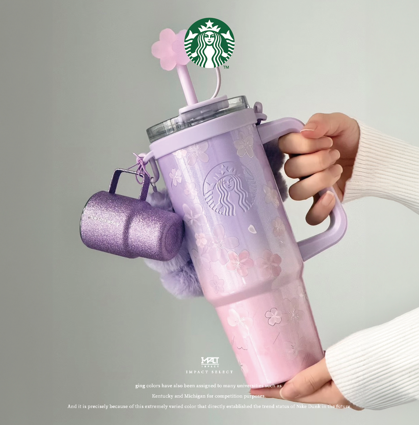 Starbucks 星巴克 暮櫻翩翩 2026春季系列 粉紫 櫻花 浮雕 粉紫 冰壩杯禮盒組