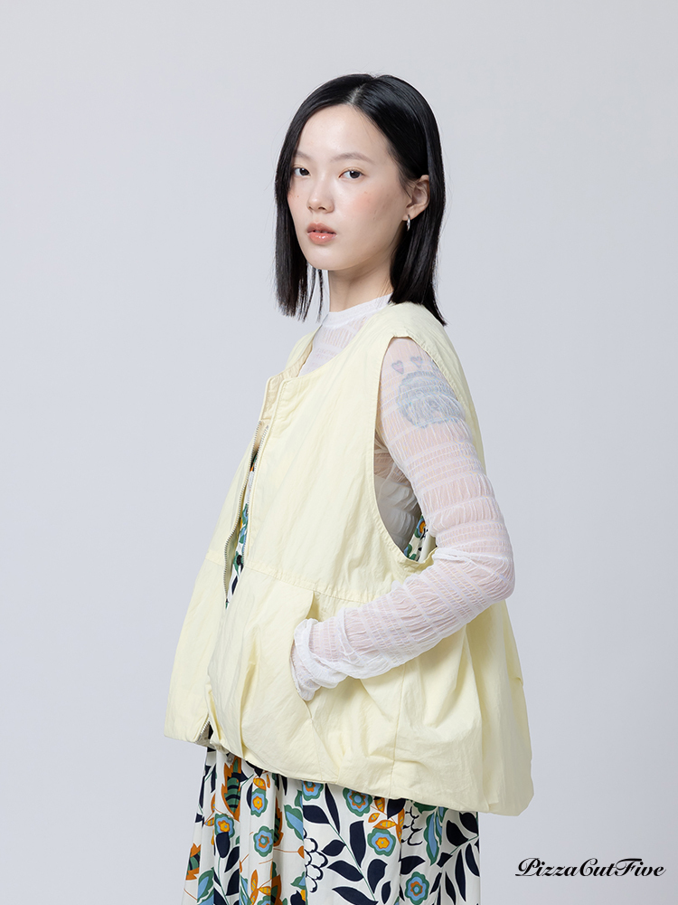 花苞下擺造型背心 PizzaCutFive PCF262411011