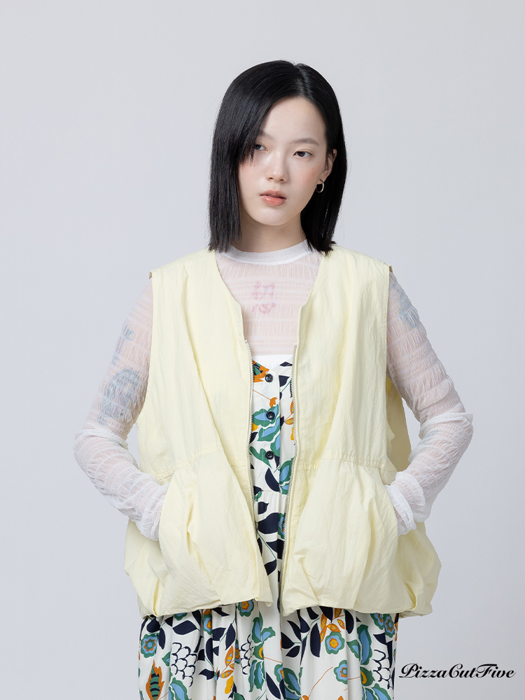 花苞下擺造型背心 PizzaCutFive PCF262411011