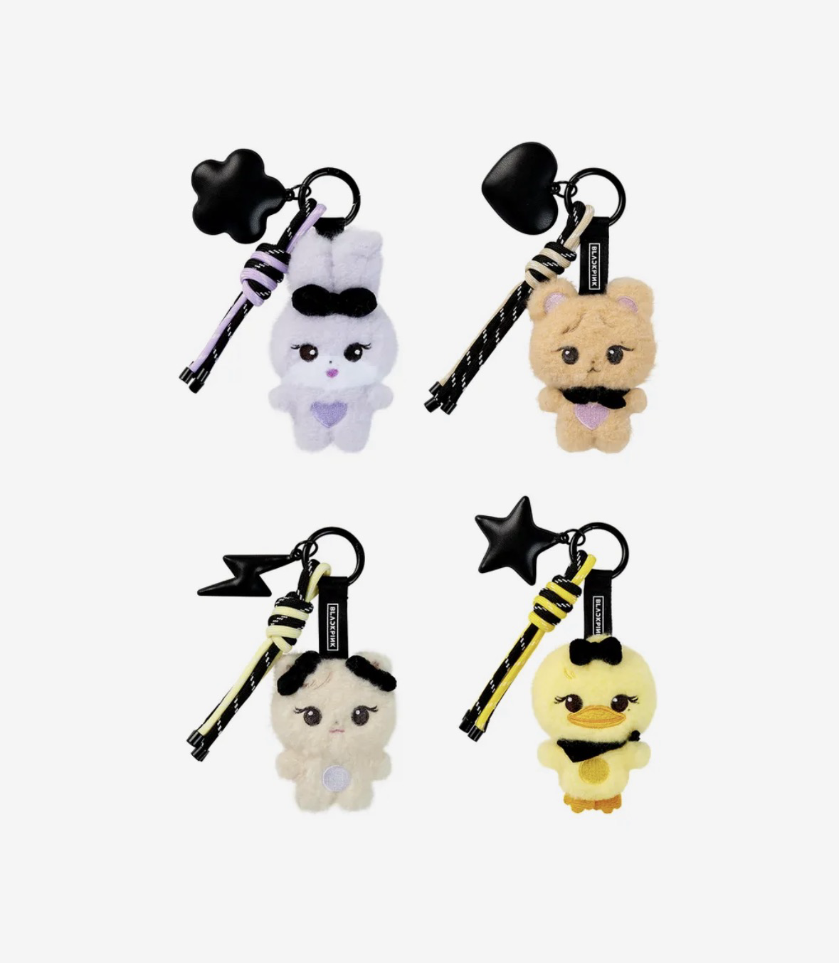 BLACKPINK CHARACTER PLUSH KEYRING_SLIM毛絨鑰匙圈