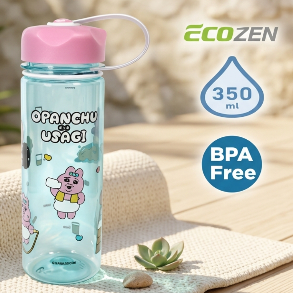 底褲兔 - 便攜式吸管水樽(350ml)