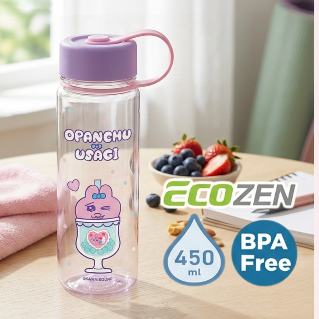 底褲兔 - 便攜式吸管水樽(450ml)