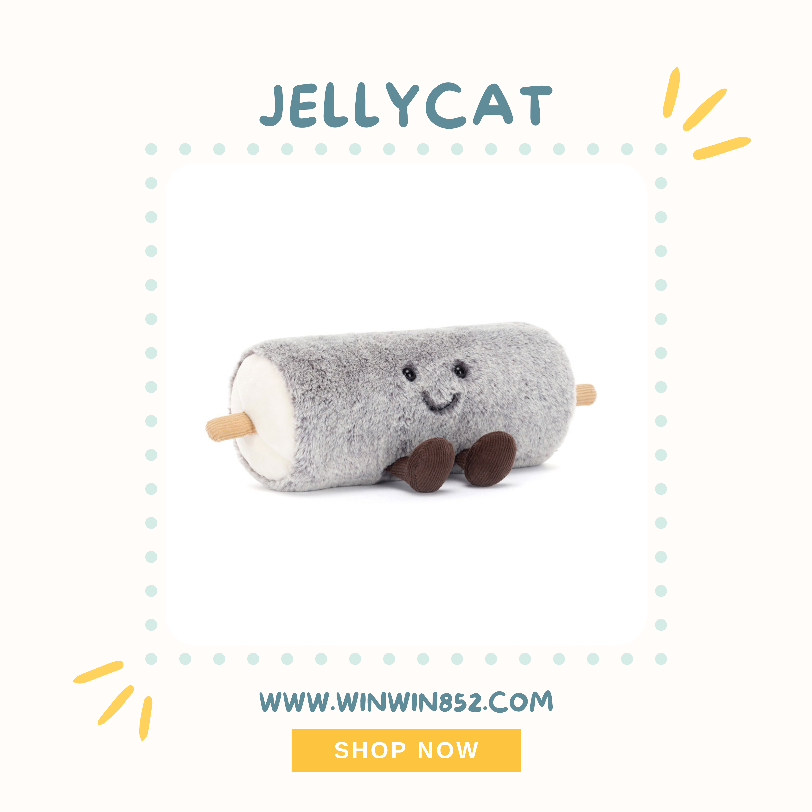 Jellycat Amuseables Goat Cheese