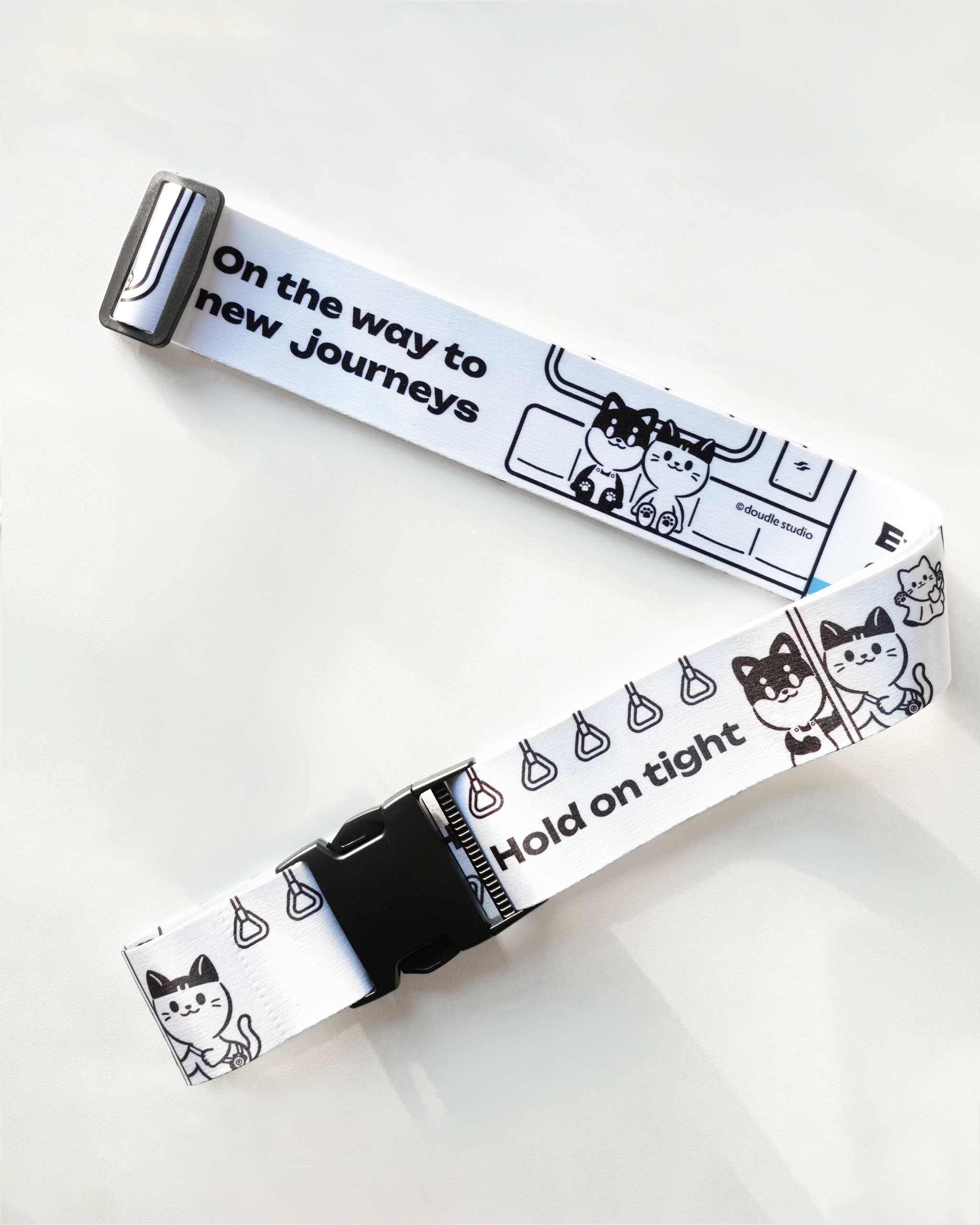 Metro Taipei x doudle studio 行李束帶 - Every ride is an adventure