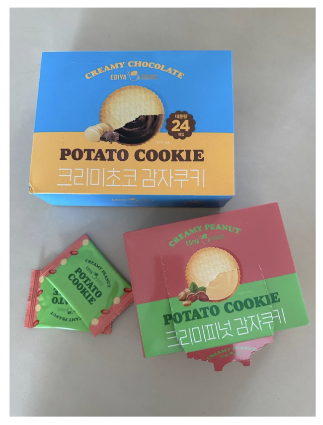 韓國EDIYA COFFEE 馬鈴薯夾心薄餅