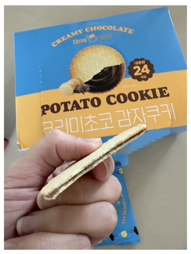 韓國EDIYA COFFEE 馬鈴薯夾心薄餅