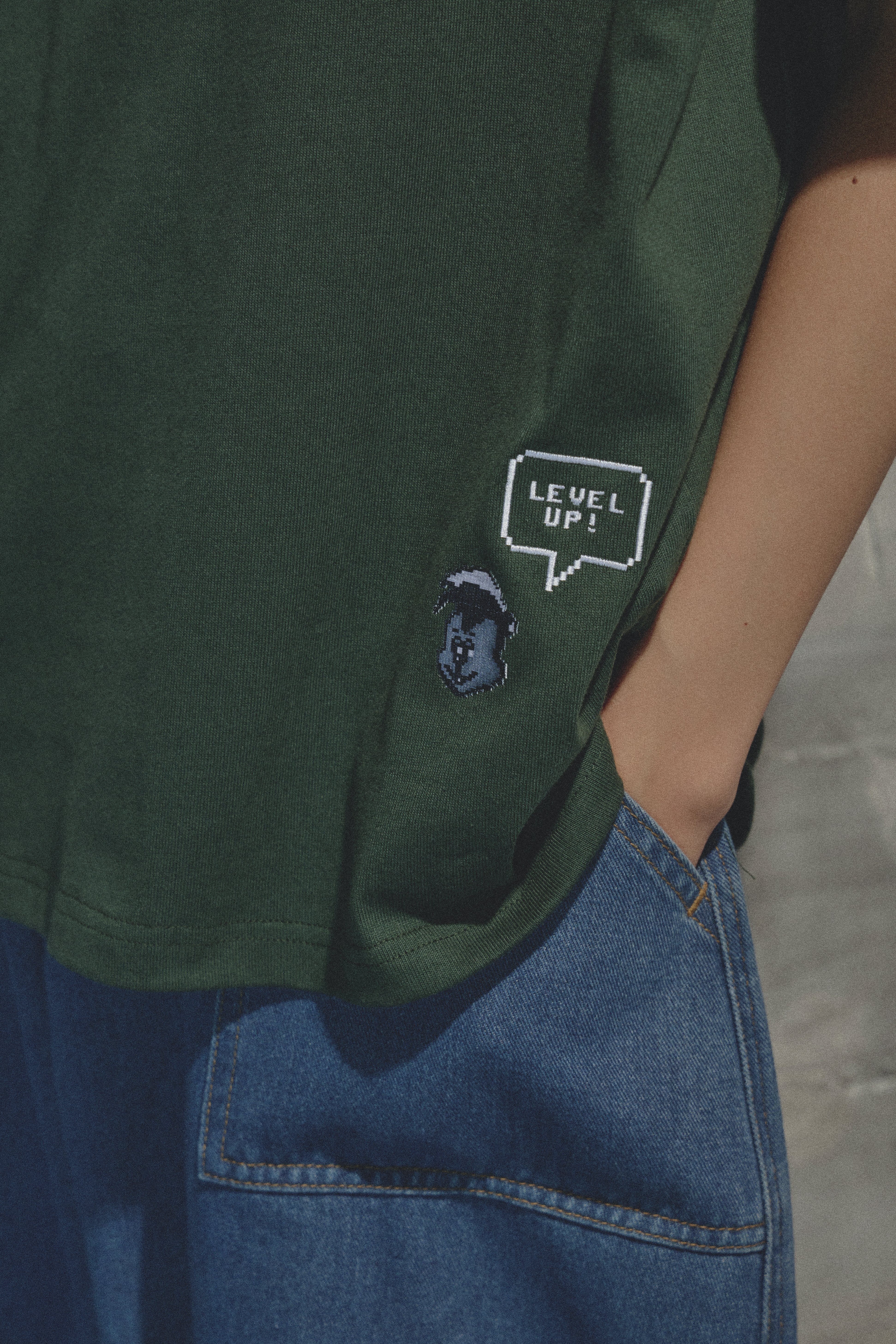 NOIR 臭鼬LEVEL UP 8BIT短TEE