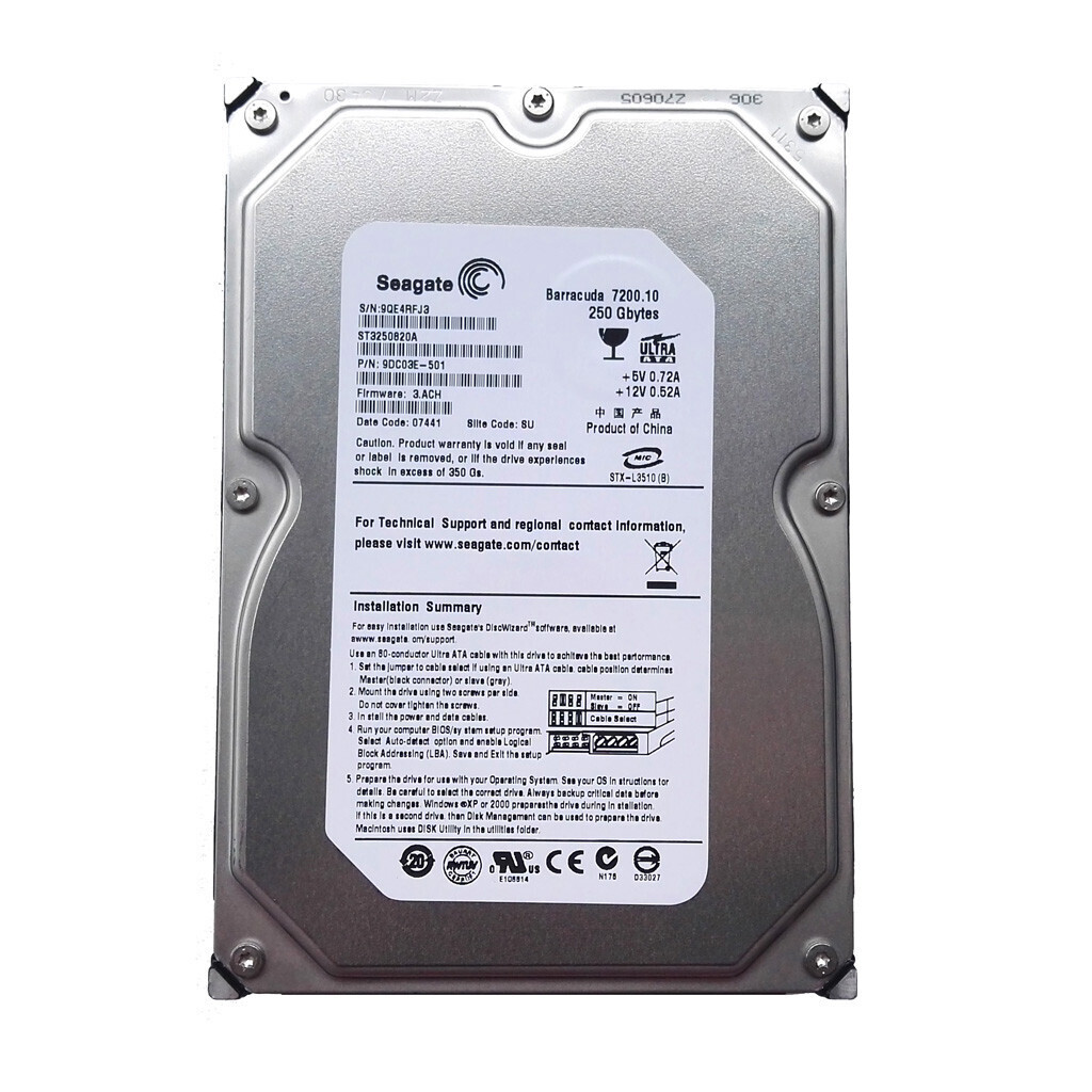 397553-001 HP 250GB 7200RPM 1.5GBPS 3.5" SATA Hotplug HDD (翻新)