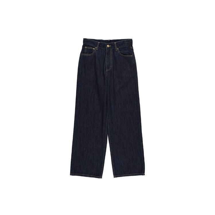 DENIM WIDE STRAIGHT PANTS WOMEN