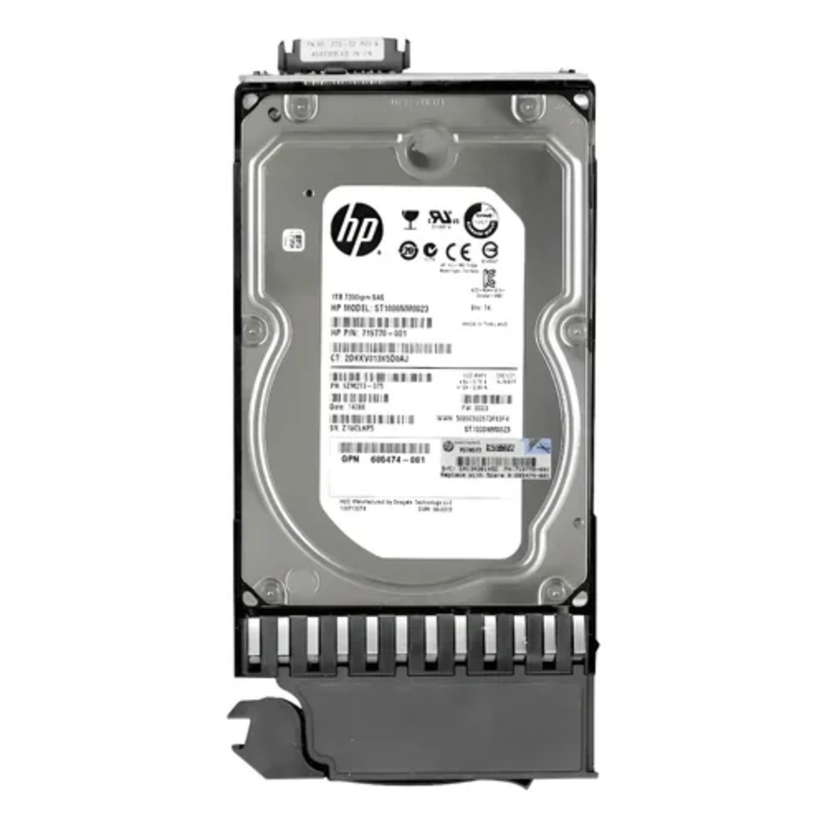 605474-001 HP 3.5" 1TB 7.2K 6G SAS HDD (翻新)