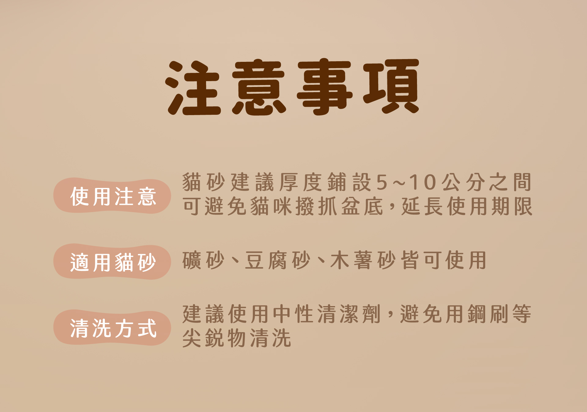 貪貪好自在方形貓砂盆