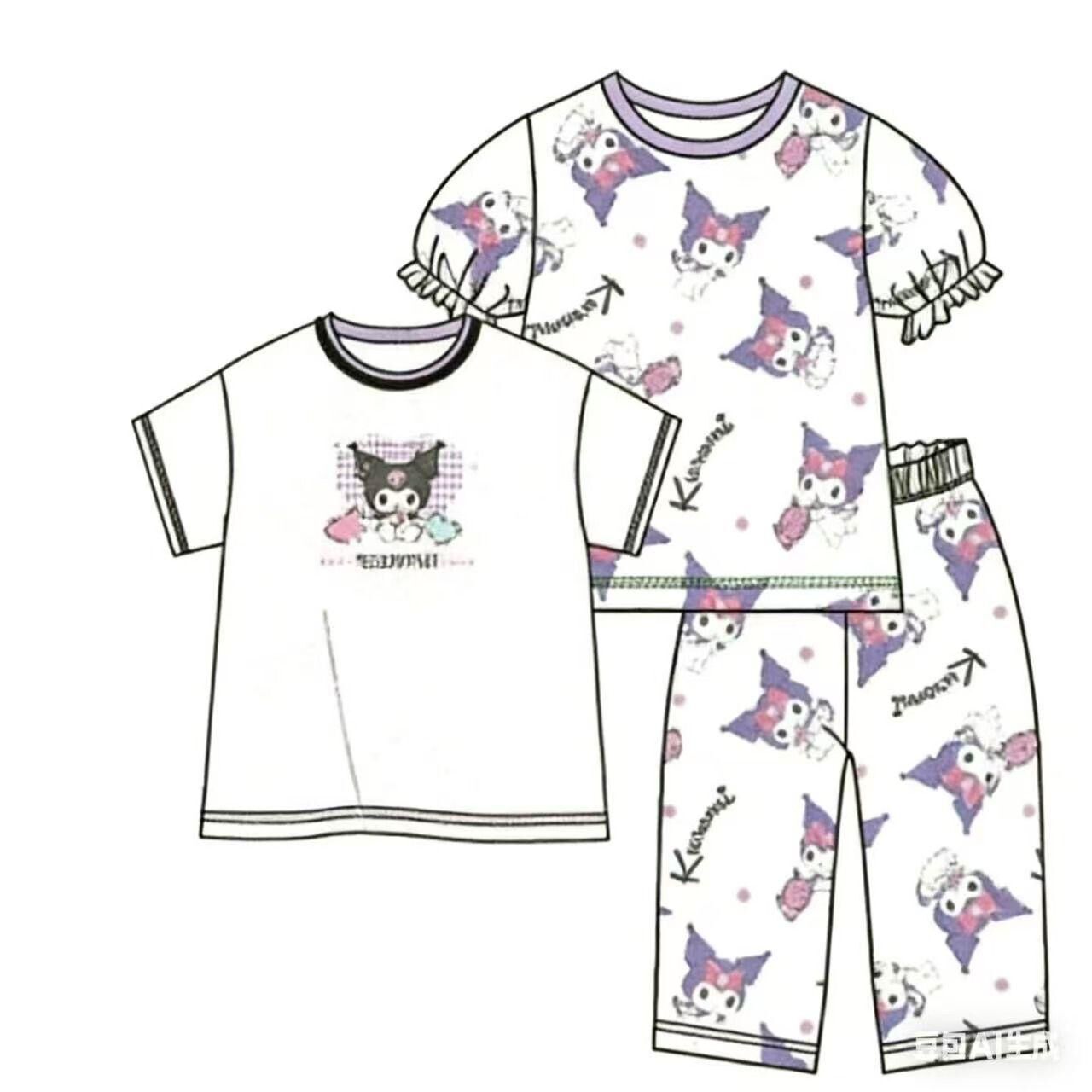 原單 Sanrio夏日家居服三件套裝