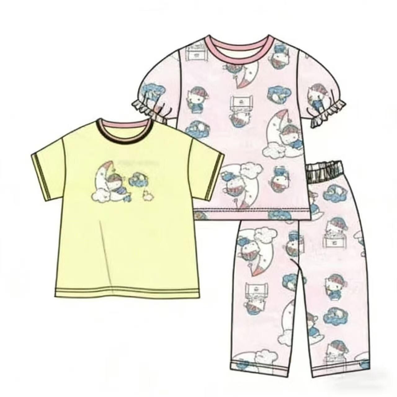 原單 Sanrio夏日家居服三件套裝