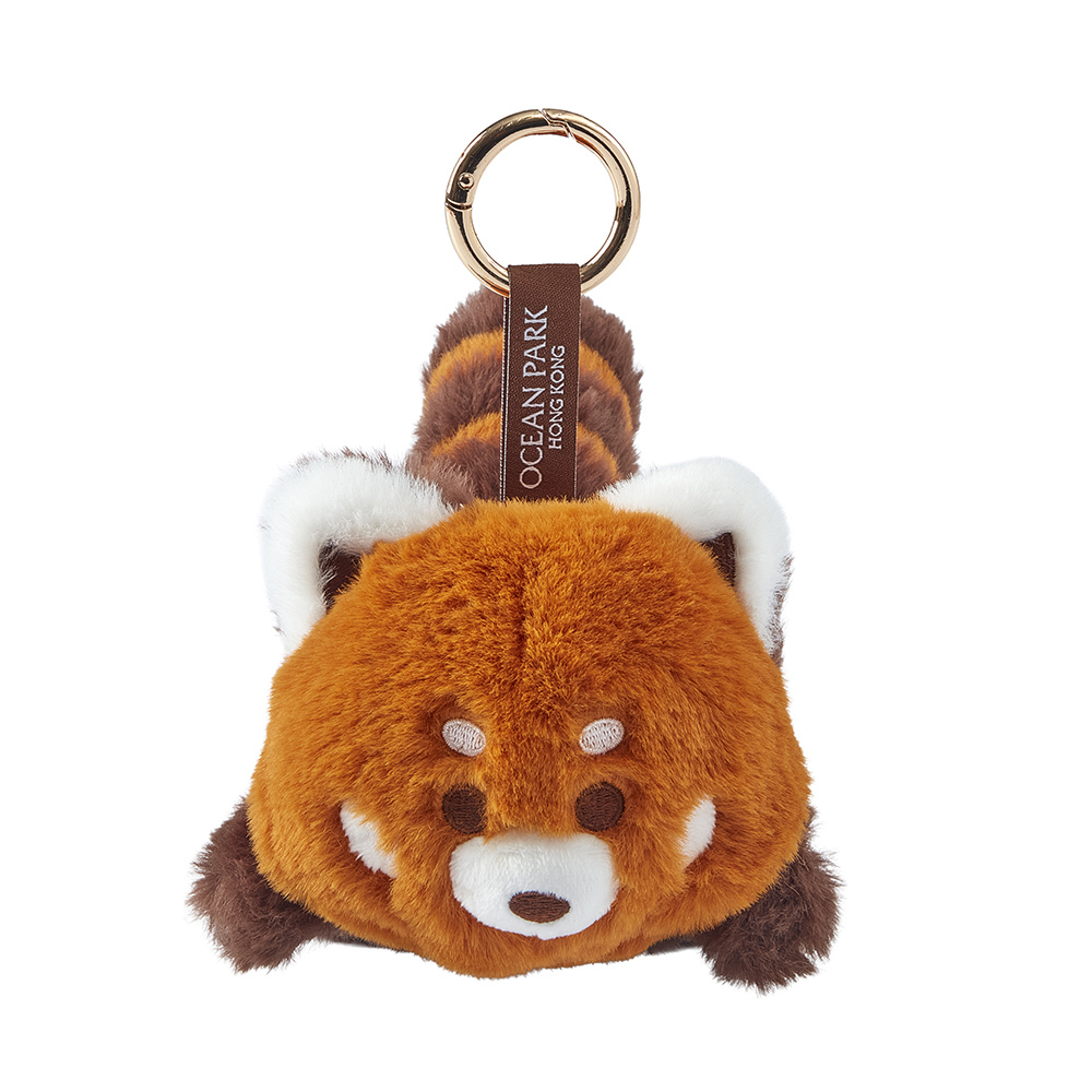 小熊貓趴趴毛絨匙扣