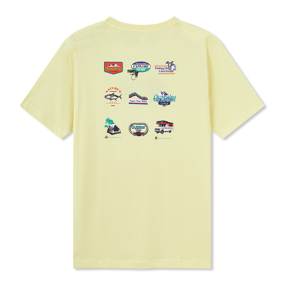 男裝印花圖案短袖T恤