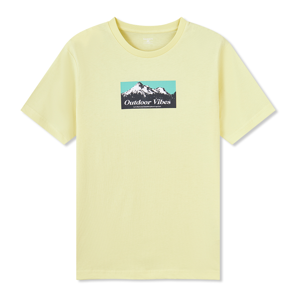 男裝印花圖案短袖T恤