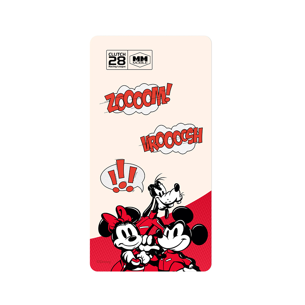 【 賽車系列 】Disney 米奇好朋友-三合一多功能滑鼠墊-全速米妮【正版授權】