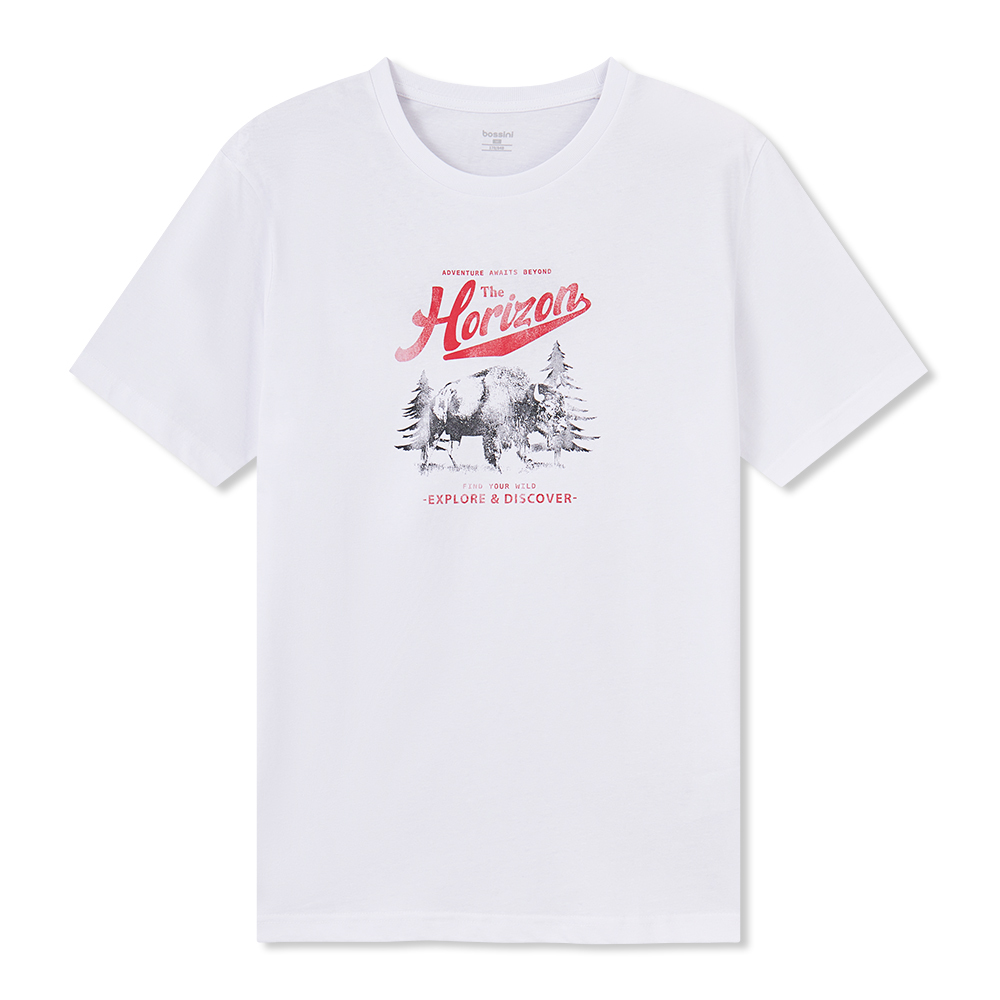 男裝印花圖案短袖T恤