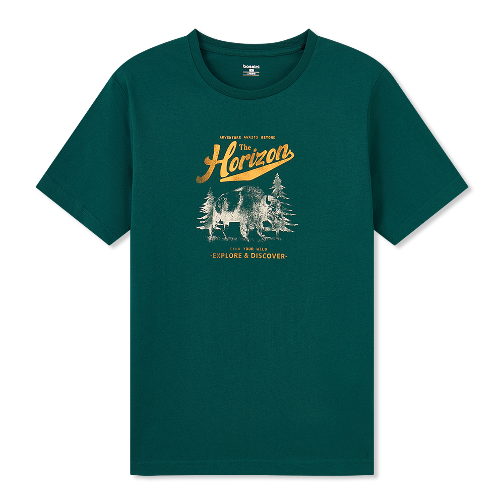 男裝印花圖案短袖T恤