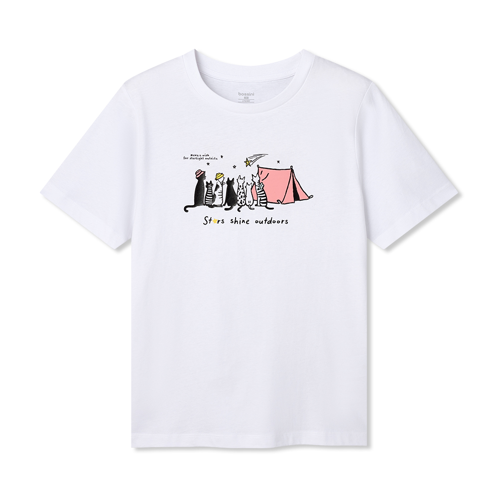 女裝印花圖案短袖T恤