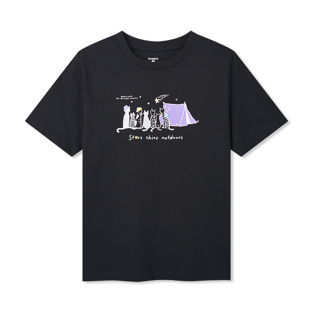 女裝印花圖案短袖T恤