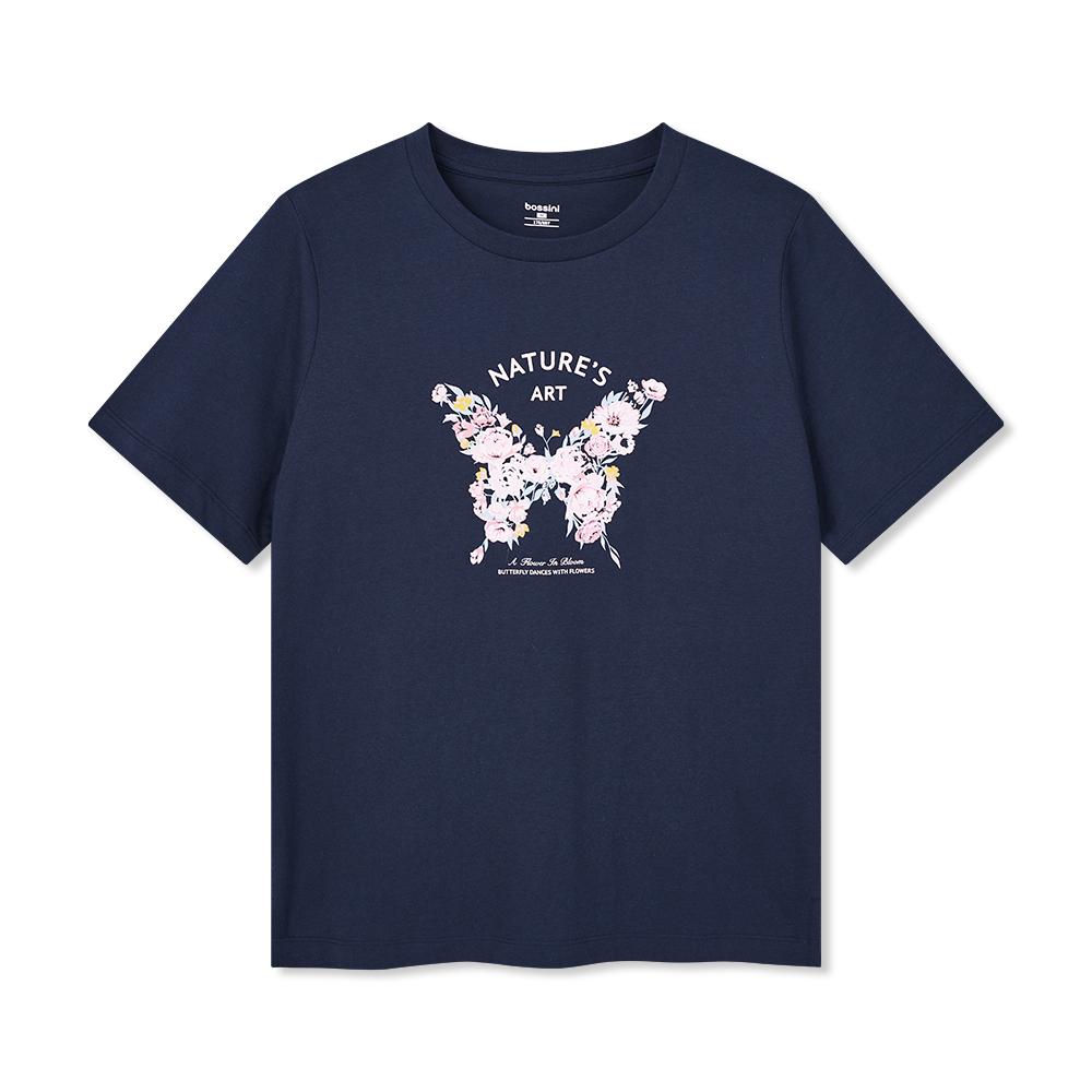 女裝印花圖案短袖T恤