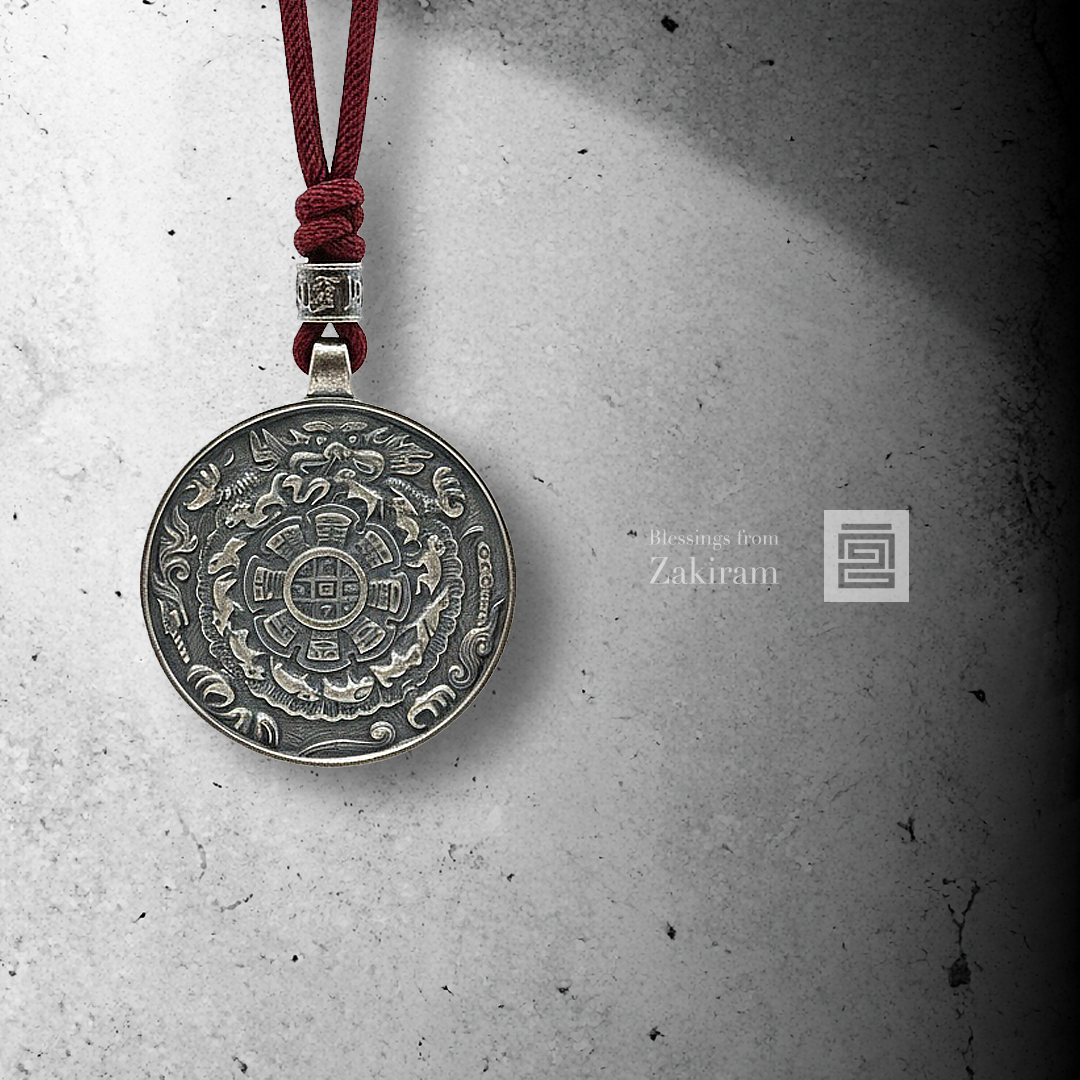 靈赫宮 九宮八卦牌 蓮花生大士心咒