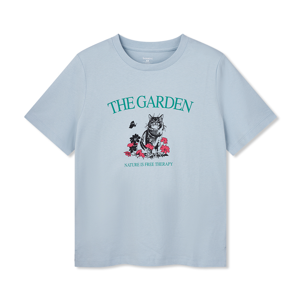 女裝印花圖案短袖T恤