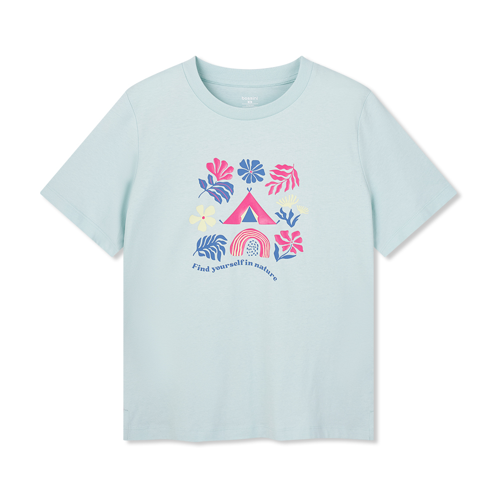 女裝印花圖案短袖T恤