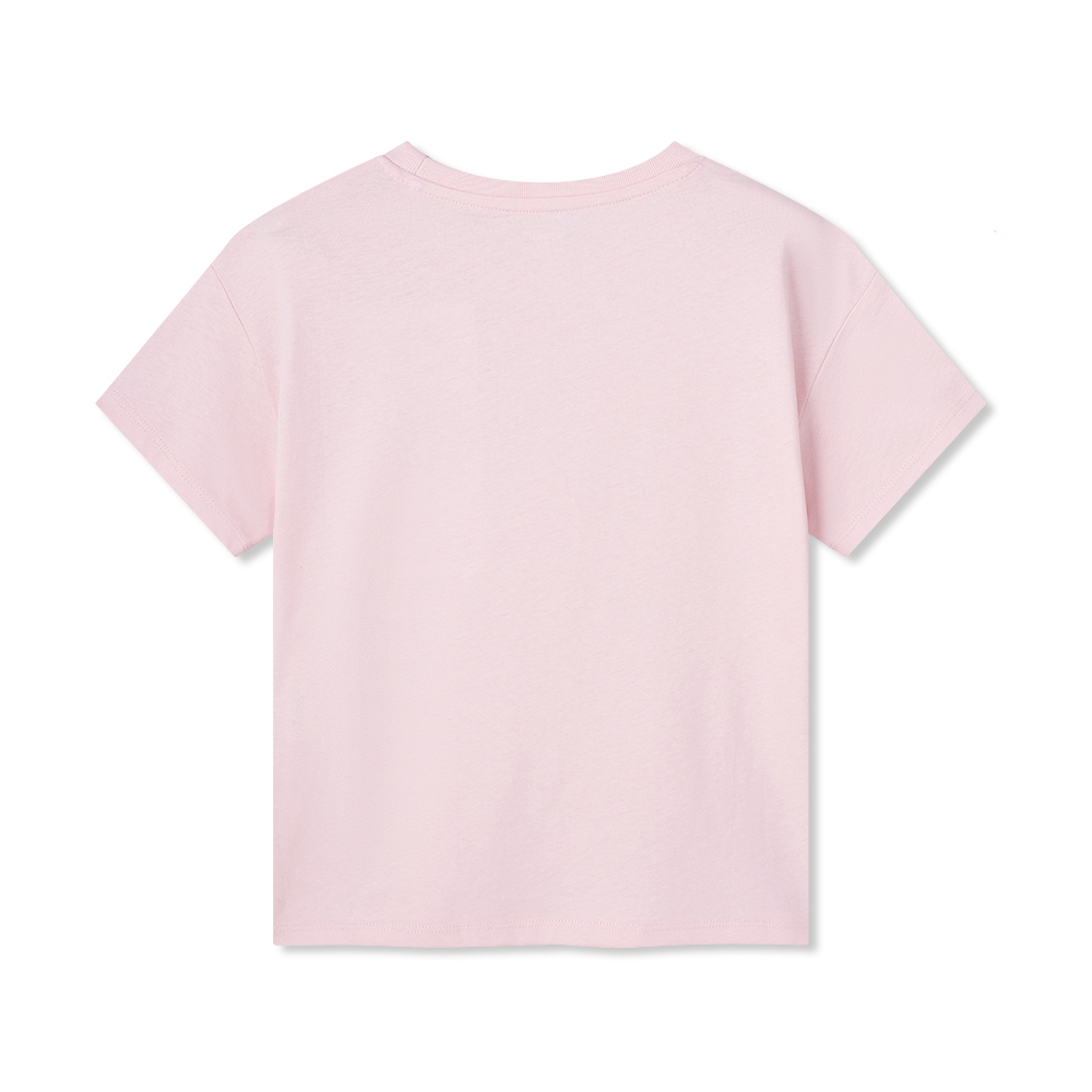 女童印花圖案短袖T恤