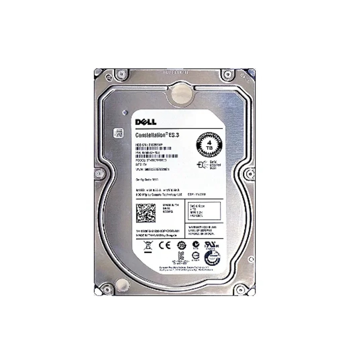 529FG DELL 3.5" 4TB 6G 7.2K SAS HDD (翻新)