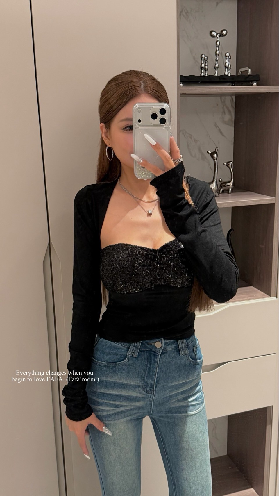 【Mar.3】T'1亮片抹胸兩件式上衣