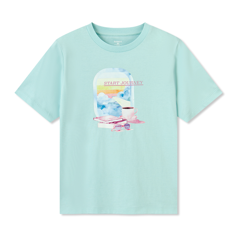 Ladies Graphic Short Sleeves Tee