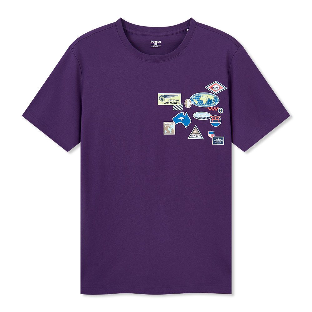 Men Graphic Short Sleeves Tee