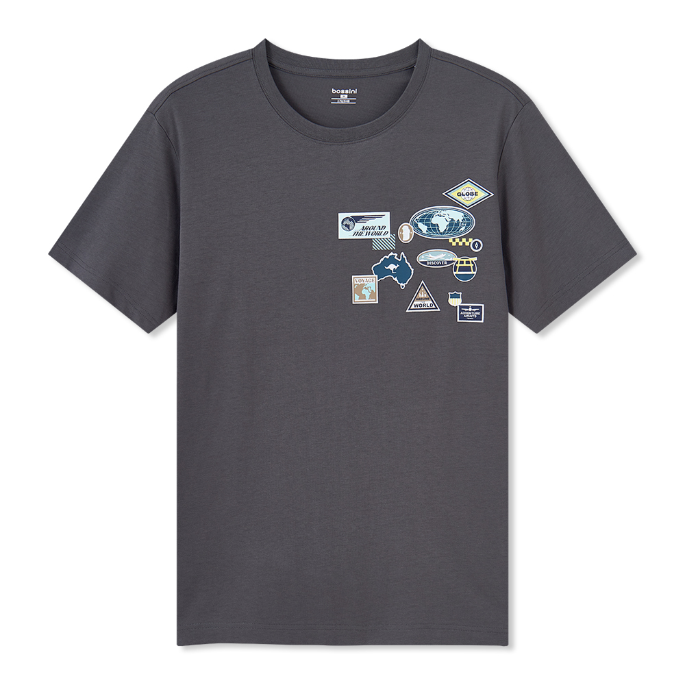 Men Graphic Short Sleeves Tee