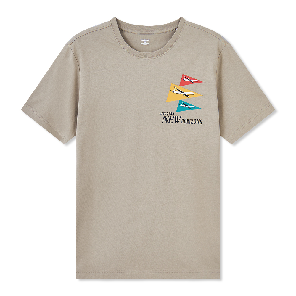 Men Graphic Short Sleeves Tee