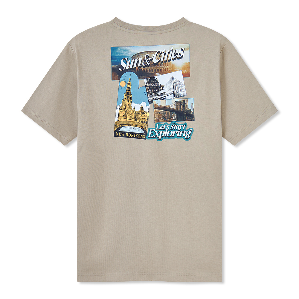 Men Graphic Short Sleeves Tee