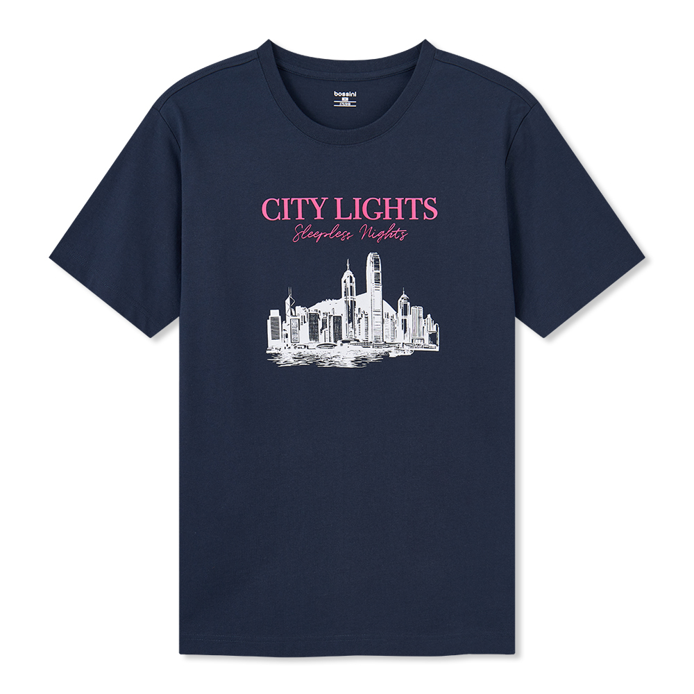 Men Graphic Short Sleeves Tee