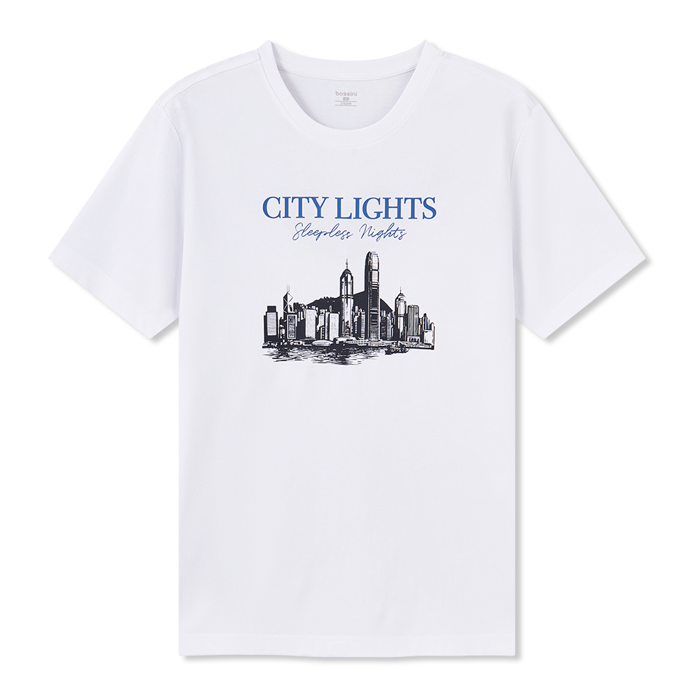 Men Graphic Short Sleeves Tee
