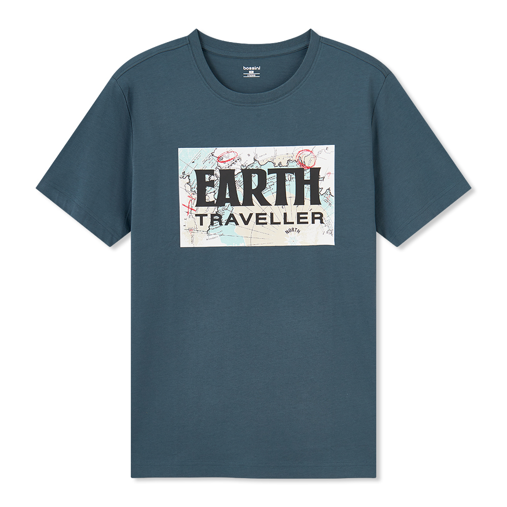 Men Graphic Short Sleeves Tee
