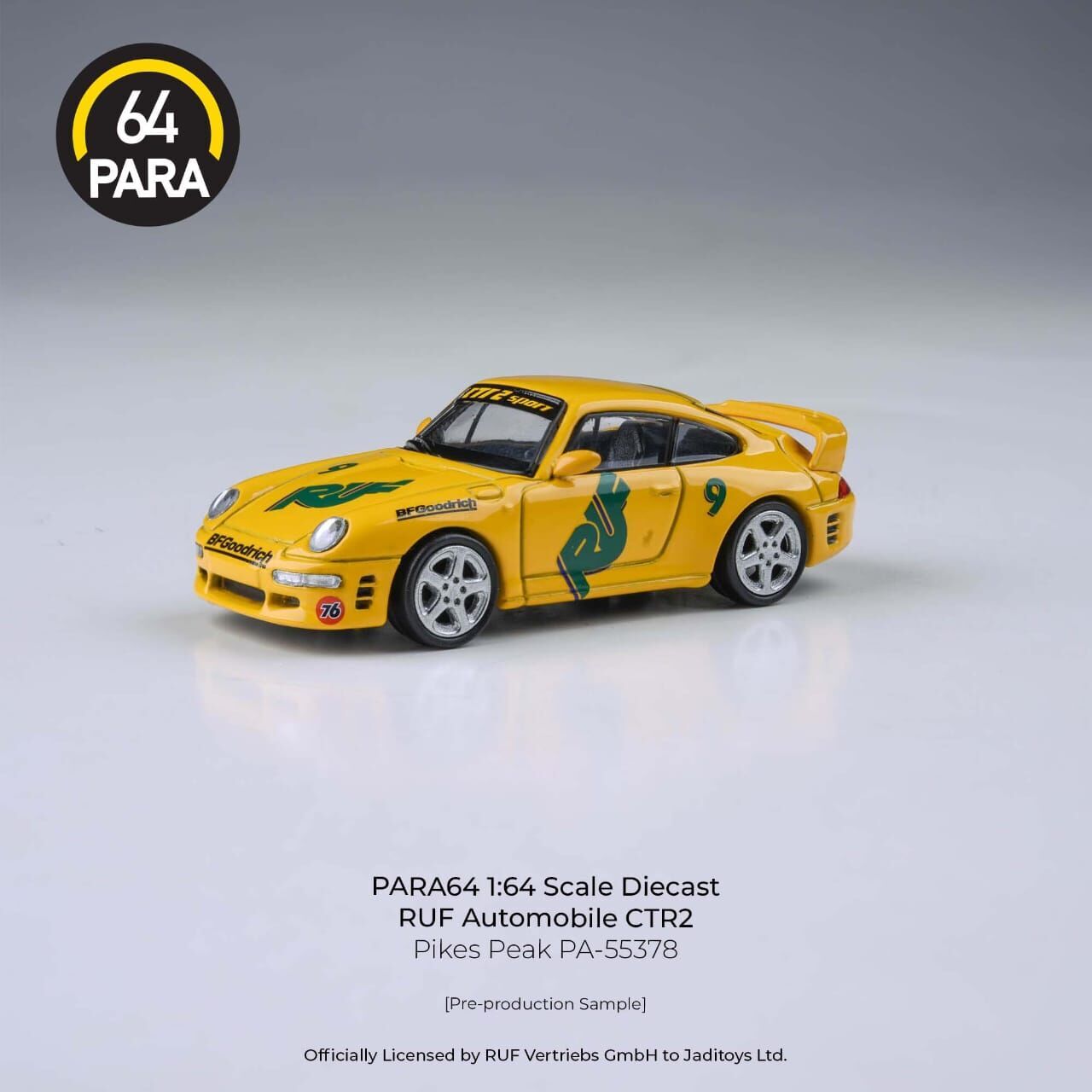 PO-$118 * PARA64 * 1:64 RUF CTR2 PIKES PEAK YELLOW LHD