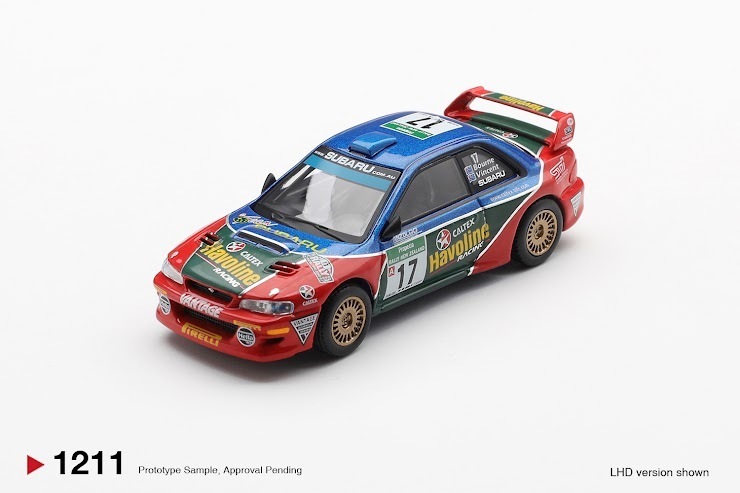 PO-$99 * MINI GT * 1:64 1211 Subaru Impreza WRC98 #17 2000 Rally New Zealand LDH