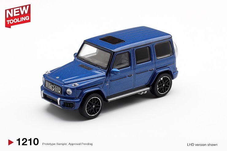 PO-$89 * MINI GT * 1:64 1210 Mercedes-AMG G 63 Dark Blue Metallic RHD