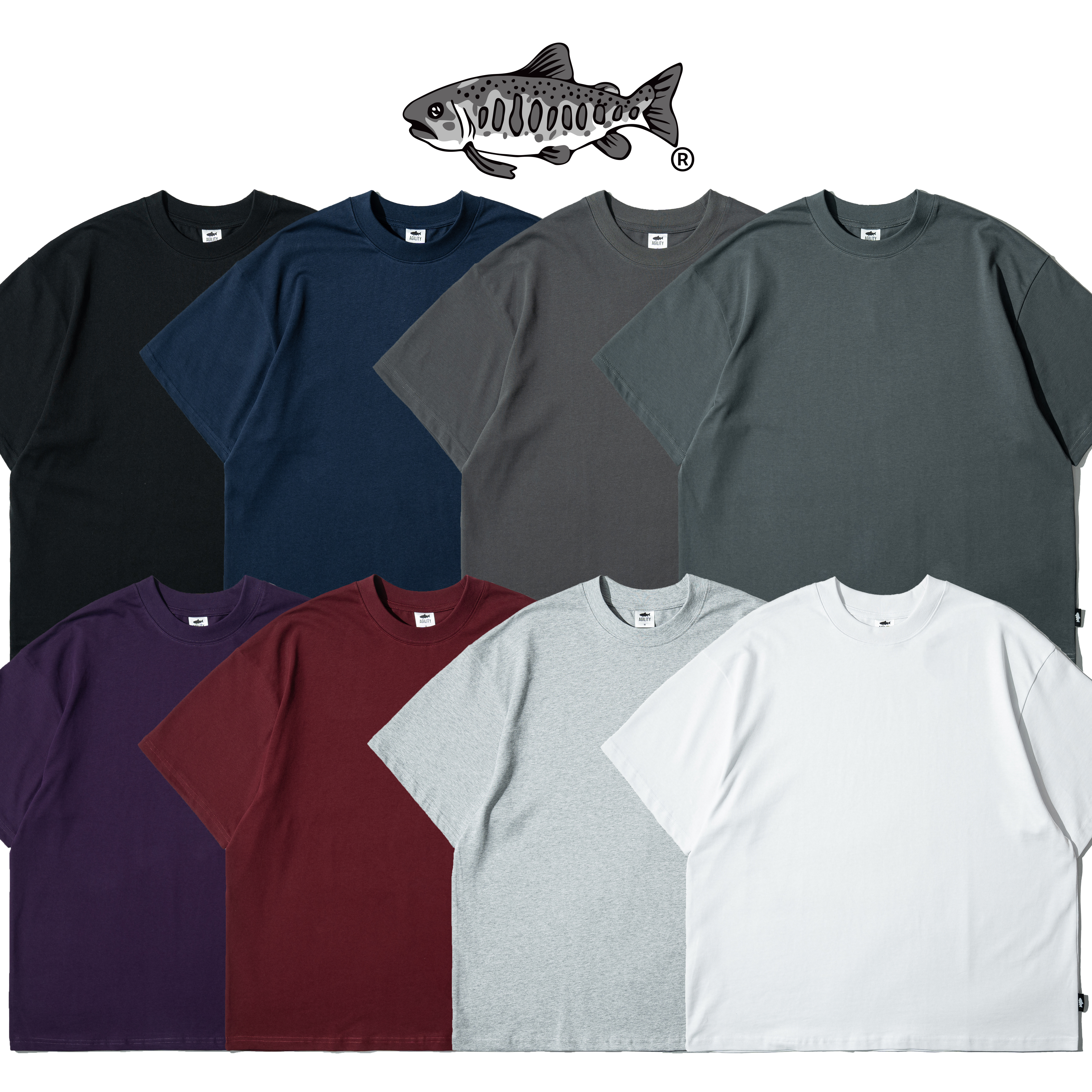 AGILITY Basic Heavyweight Tee 重磅寬版 基礎短Tee [RS0-25]