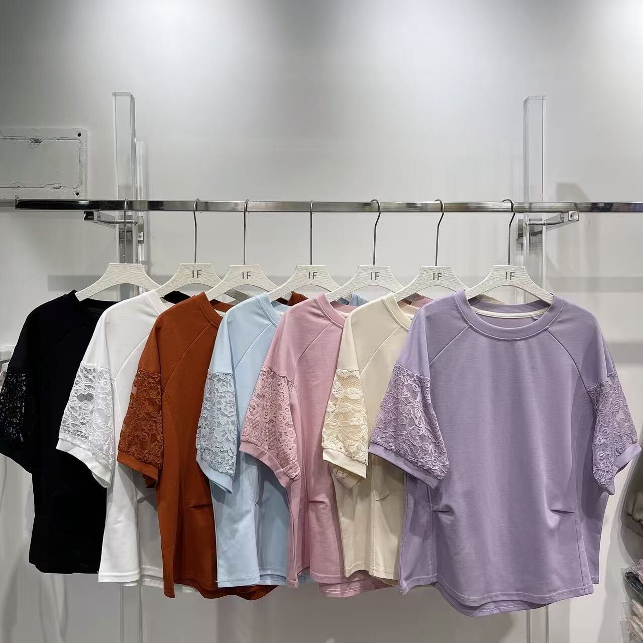 【預訂】喱士拼袖小車摺棉TOP (P32-P38)