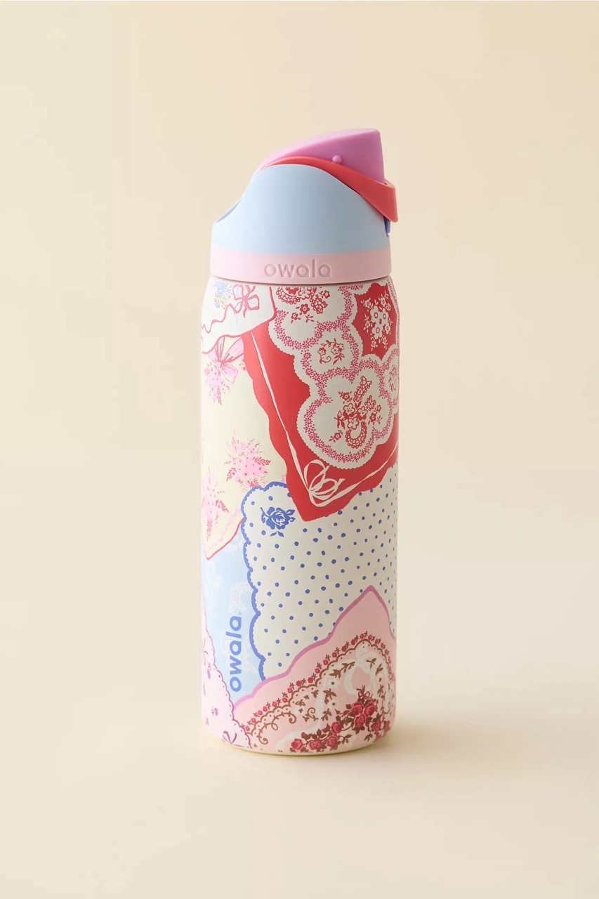 🇺🇸 OWALA FreeSip 手帕印花 圖騰 花紋 波點 拼接 不鏽鋼保溫杯 直飲杯 吸管杯 32oz 946ml / 預購